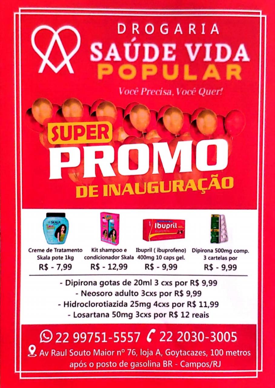 promo inauguração